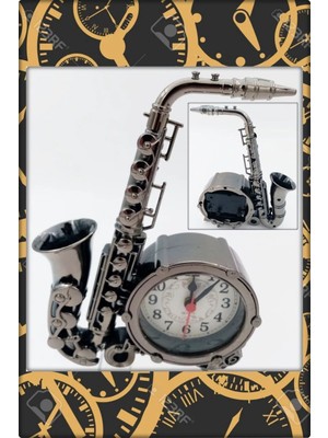 Çıracı Grup Masa Saati Saksafon Tasarımlı
