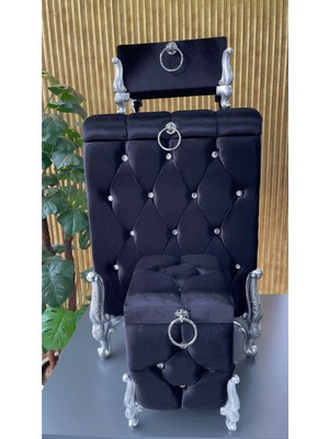 Mediterian Şık ve pratik 3'lü siyah çamaşır sepeti seti, ahşap tasarım, geniş hacim