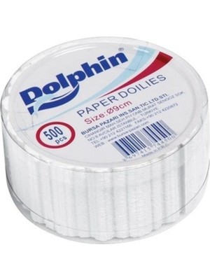 Mediterian Renkli Dantel Kağıt, 9 cm, 500 adet, şık ve zarif dekorasyon malzemesi