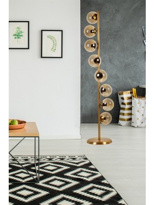 Simay 8 Li Eskitme Bal Camlı Lambader