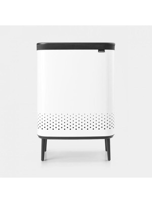 Brabantia Çamaşır Sepeti I?ki Bölmeli 2 x 45 Lt Beyaz 200540