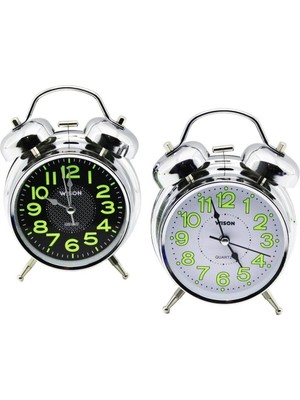 Wıson Twın Bell WS-100 Masa Çalar Saat ( Pilli )