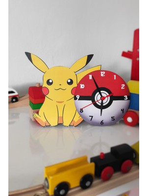 Pokemon Temalı Çocuk Saati - Pikachu