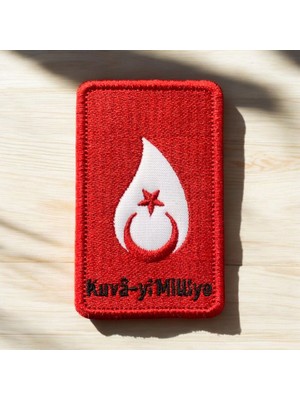 Kuvayi Milliye Peçi Nakış Patch - 8x5 cm
