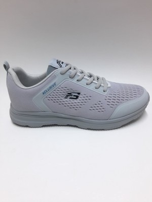 Forza Buz Rengi Triko Bez Hafif Spor Yürüyüş Ayakkabısı Erkek Ayakkabı