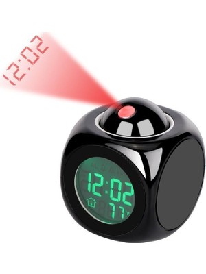 LED Dijital Saat ve Termometre, 8x9, Sürpriz Hediyeli