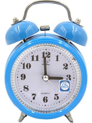 Dekoratif Metal Işıklı Masa Üstü Çalar Saat