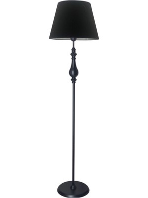 Roma Black Metal Lambader - Siyah