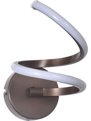 Zlatan Modern Tasarım Kahverengi Renk Gün Işığı Ledli Banyo - Mutfak - Salon Ledli Duvar Aplik