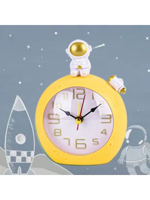 Astronot Masa Saati, Alarmlı, 14 x 11, Sürpriz Hediyeli