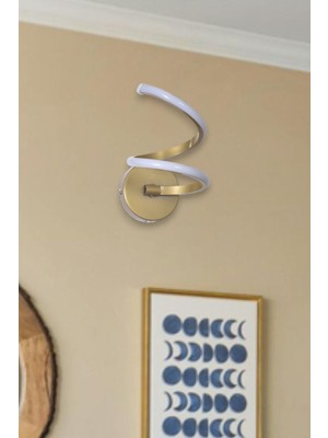 Zlatan Modern Tasarım Eskitme Renk Gün Işığı Ledli Banyo - Mutfak - Salon Ledli Duvar Aplik