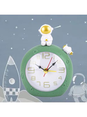 Astronot Masa Saati, Alarmlı, 14 x 11, Sürpriz Hediyeli