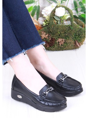 Fort 35515 Star Rahat Yumuşak Toka Detaylı Kadın Babet