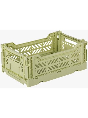 Mediterian Katlanabilir Beyaz Saklama Kutusu, Pratik ve Şık, 26 cm