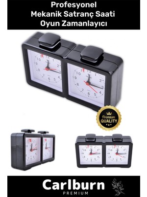 Profesyonel Taşınabilir Pilli Turnuva Bonus Analog Mekanik Satranç Saati Oyun Zamanlayıcı