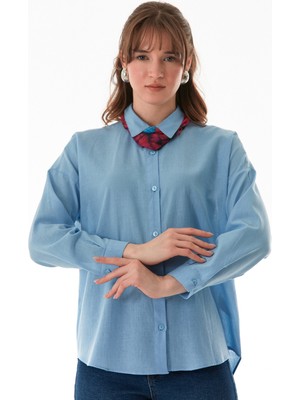 Basic Arkası Uzun Salaş Gömlek