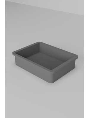 Mediterian Gri 4'lü oyuncak sepeti seti, raylar ve vidalar ile pratik kullanım