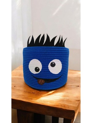 Mediterian Renkli mutfak, banyo ve oyuncak düzenleyici sepet, 24x24 cm, pamuklu, şık ve kullanışlı