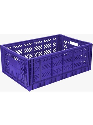 Mediterian Katlanabilir Çok Amaçlı Saks, Şık ve Pratik Depolama Çözümü 60x40 cm