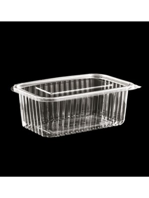 Mediterian Turuncu 1000 cc Sızdırmaz Kapaklı Plastik Klasik Set, 100 Lü