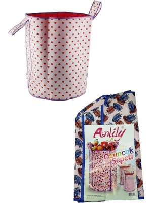 Mediterian Renkli ve pratik oyuncak saklama sepeti, 100x100 cm, hafif ve kullanışlı materyal