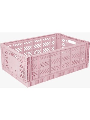 Mediterian Bordo Katlanabilir Saklama Kutusu, Pratik ve Şık 60x40 cm plastik çözüm