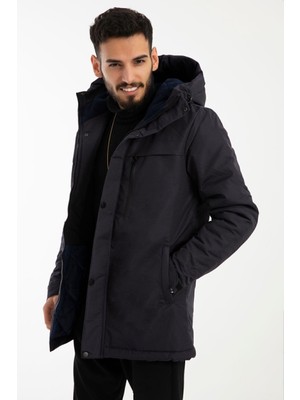 Freemen Spor Erkek Polarlı Su ve Rüzgar Geçirmez Kapüşonlu Mont & Kaban & Parka