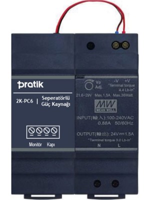 Pratik 2k-Pc6 Seperatörlü Güç Kaynağı 20 Daire