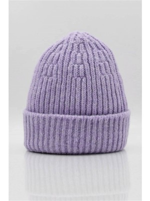 Külah Kadın Yün Bere Lila