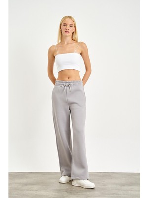 Üç İplik Bol Paça Eşofman Altı