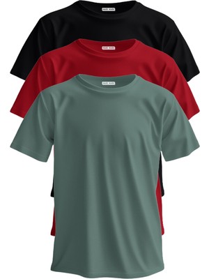 Shome Unisex Basic Model 3'lü Tshirt