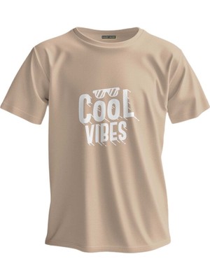 Shome Regular T-Shirt Cool Vibes Baskılı 3538