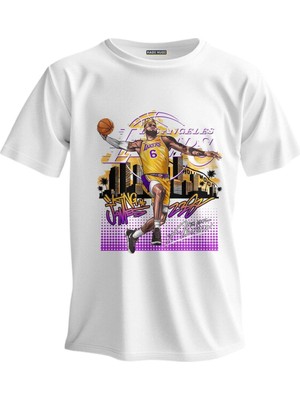 Shome Regular T-Shirt Nba Baskılı L James