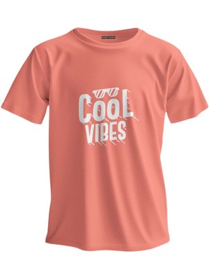 Shome Regular T-Shirt Cool Vibes Baskılı 3538