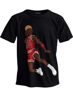Shome Regular T-Shirt Nba Baskılı Jordan