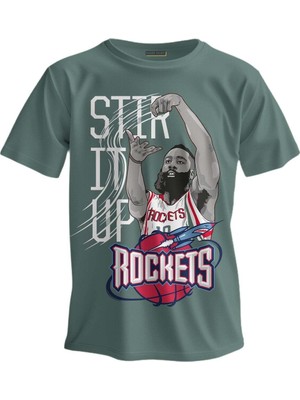 Shome Regular T-Shirt Nba Baskılı J Harden