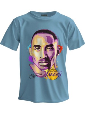 Shome Regular T-Shirt Nba Baskılı Kobe Head Art
