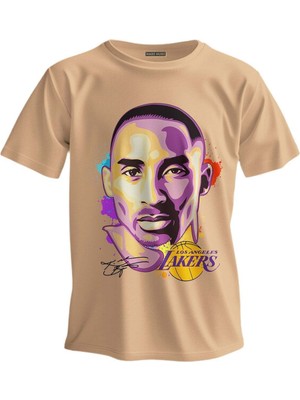 Shome Regular T-Shirt Nba Baskılı Kobe Head Art