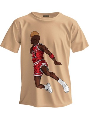 Shome Regular T-Shirt Nba Baskılı Jordan