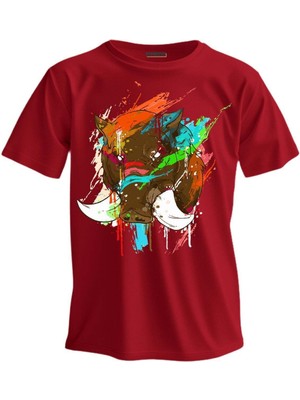 Shome Regular T-Shirt Domuz Baskılı