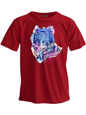 Shome Regular T-Shirt Beyaz Kaplan Baskılı