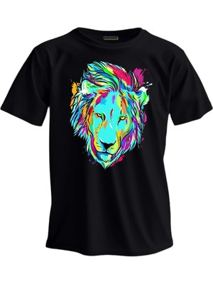 Shome Regular T-Shirt Aslan Baskılı