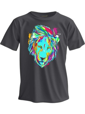 Shome Regular T-Shirt Aslan Baskılı