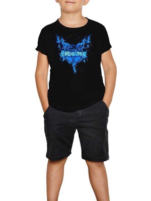 Supernatural Paradise Wings Siyah Çocuk Tişört