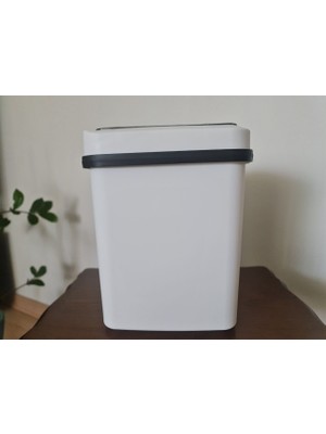 Akıllı Çöp Tenekesi 12 Litre Sensörlü Otomatik Kapak Indüksiyon Tipli ( Mutfak ve Tuvalet )