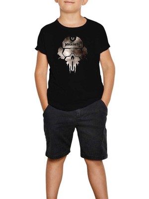 Megadeth Steel Skull Siyah Çocuk Tişört