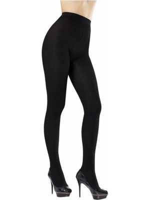 Kadın Siyah Maxi Mikro 40 Külotlu Çorap  6-Xxxl