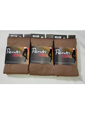 Termal Kadın Siyah Içi Polar Kışlık Esnek Külotlu Çorap 3'lü