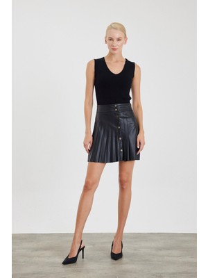 V Yaka Kolsuz Triko Kazak