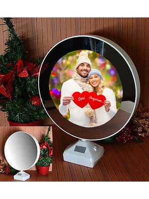 Kişiye Özel Fotoğraf Çerçeveli Sihirli Ayna